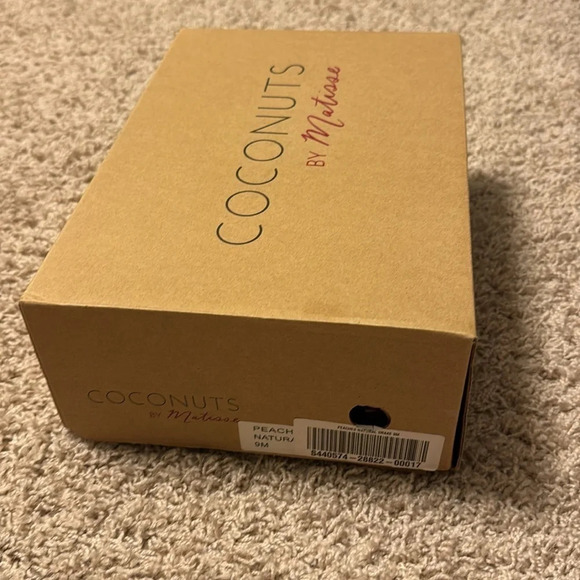NIB Coconuts by Matisse Peaches Natural Snake Sz 9 - Picture 4 of 9